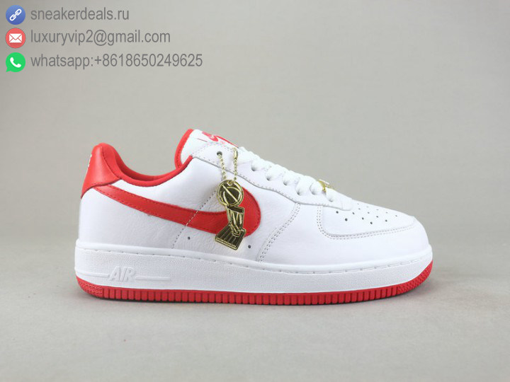 NIKE AIR FORCE 1 LOW RETRO CT16 QS WHITE RED UNISEX LEATHER SKATE SHOES